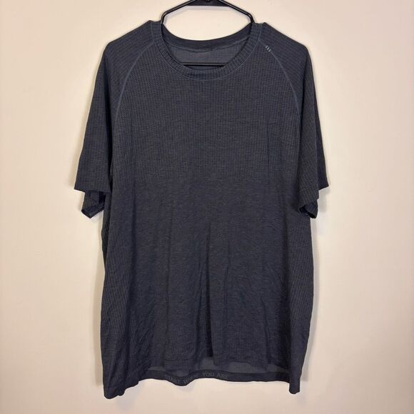 Lululemon Men's Tech Short Sleeve Workout Top Black XXL - Picture 1 of 6